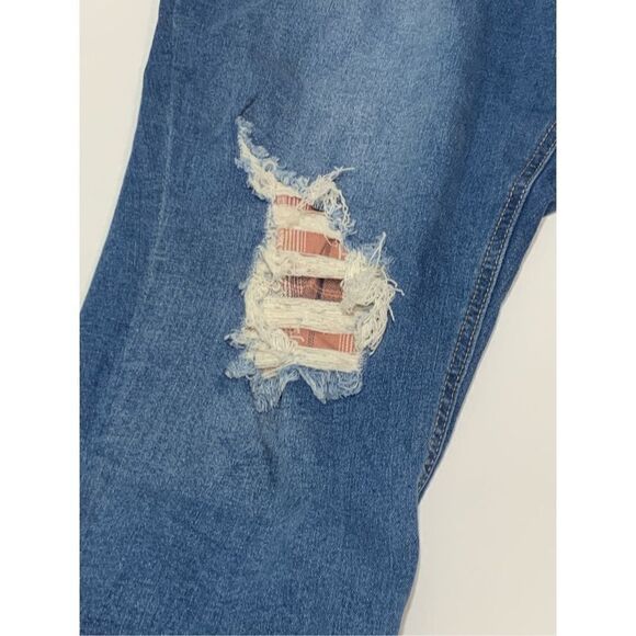 C Est. 1946 Denim Women’s Cotton Stretch Distressed Jeans Blue Sz 20W - Picture 2 of 8